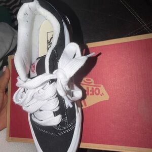 Vans Classic Black and White Low-Tops